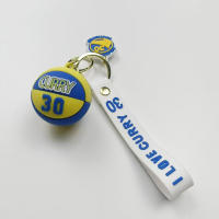 Llavero de baloncesto realista 3D llavero de baloncesto pareja coche colgante mochila decoración - details 6