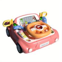 Volante de simulación eléctrica para niños, juguete con música ligera, cochecito educativo temprano, conducción portátil, juguetes vocales, regalos - details 6