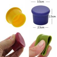 Tapón de silicona para vino, selladores de mantenimiento fresco de bebidas y cerveza, accesorios de Bar, cierres de champán, tapa de botella de vino sin fugas, 1/6 piezas - details 0