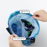 Mochila de natación para niños, bolsa de almacenamiento impermeable de dibujos animados para playa, separación húmeda y seca, equipo de natación - details 4