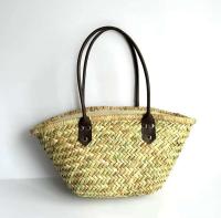 Artículos populares, bolsos de viaje de verano hechos a mano con hierba personalizada para mujer, bolso de vacaciones en la playa, bolso de mano con asa de Pu - details 2