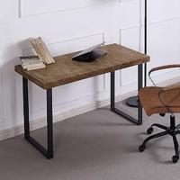 mesa estudio madera oscura