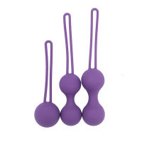 Kegel-bola vaginal retráctil femenina, ajuste vaginal, mancuerna vaginal de silicona, bola inteligente, conjunto de tres piezas posparto - details 0