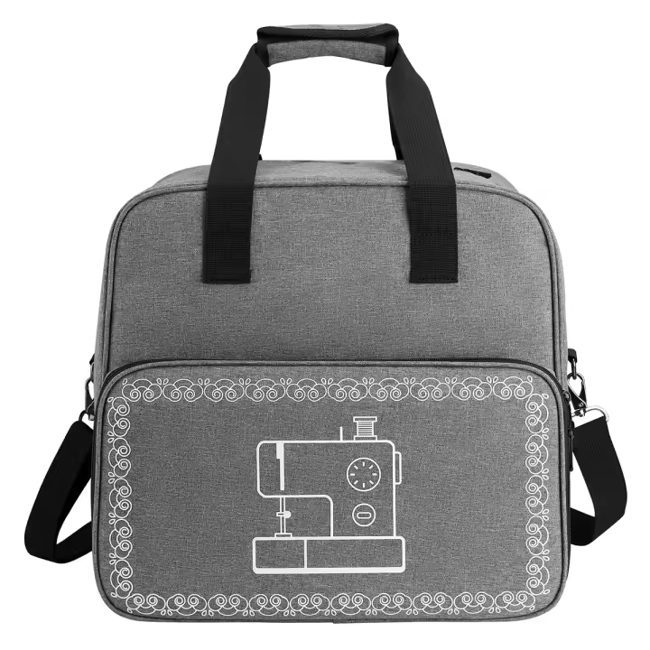 Bolsa de gran capacidad para máquina de coser, portátil, almacenamiento para hilos de coser y bordar, organizador de tela Oxford, bolsa de mano, almacenamiento - 1