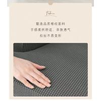 Cubierta de Silla de Ala Inclinada Elástica Vellón Polar Rey Cubierta de Sofá con Almohada - details 8
