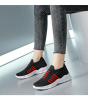 Nuevas zapatillas de deporte de punto transpirables para mujer, zapatos para correr informales antideslizantes - details 8