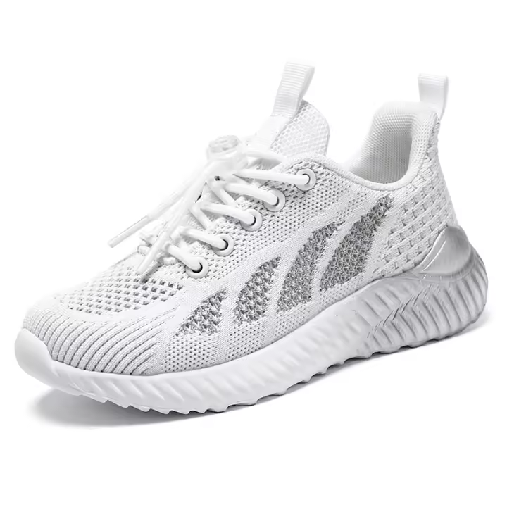 Zapatillas de deporte transpirables para niños y niñas, zapatos deportivos antideslizantes para correr al aire libre, cómodos zapatos de tenis escolares - 1