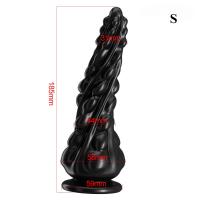 Potente ventosa para hombre y mujer tapón Anal para masaje de próstata dispositivo de masturbación Posterior para pene antes y después - details 4