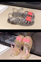 Zapatos de gelatina de cristal para niñas a la moda, zapatos de princesa coreana, sandalias Baotou para niñas - details 40