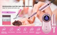 Máquina pulidora de uñas con pantalla LCD, herramienta recargable para manicura, portátil, 35000RPM - details 0