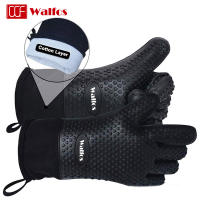 Walfos-guantes largos de silicona para cocina, manoplas resistentes al calor para asar al horno, microondas, 1 unidad - details 0