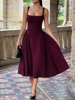 Temperamento francés elegante vestido de tirantes ropa de mujer 2025 verano buenos tiempos - details 1