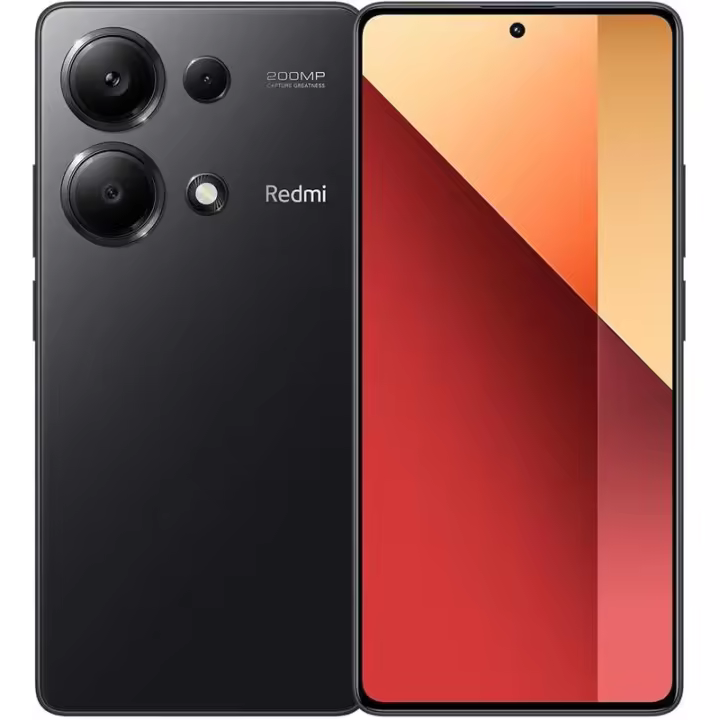 Xiaomi Redmi Note 13 Pro 4G LTE (256GB + 8GB) 6.67" 200MP Triple (para Tmobile Mint Tello y Global) Bandas Desbloqueadas (Medianoche) - 1