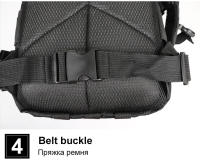 Mochila militar 25/50L mochila impermeable de nailon para hombres campamento de caza mochila antiinsectos senderismo táctica - details 34