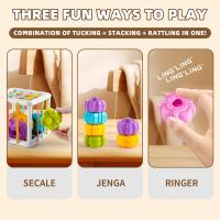 Juguetes Educativos Montessori para bebés, clasificación de formas, ejercicio de la Coordinación mano-ojo para mejorar la percepción 3D - details 6