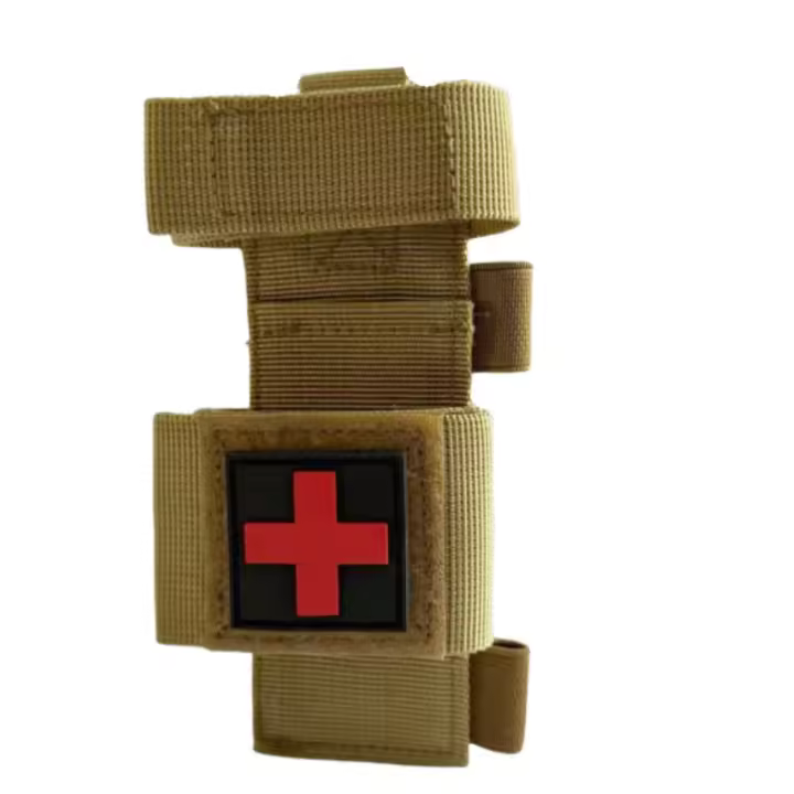 EDC Tijeras tácticas Kit de primeros auxilios al aire libre militar linterna bolsa colgante Jedi supervivencia bolsa de almacenamiento de torniquete - 1