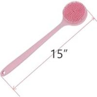Silicone bath brush