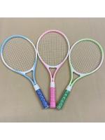 Juego de raqueta de tenis para niños y jóvenes, raqueta de tenis para adultos de aleación de aluminio para entrenamiento principiante para estudiantes universitarios - details 1
