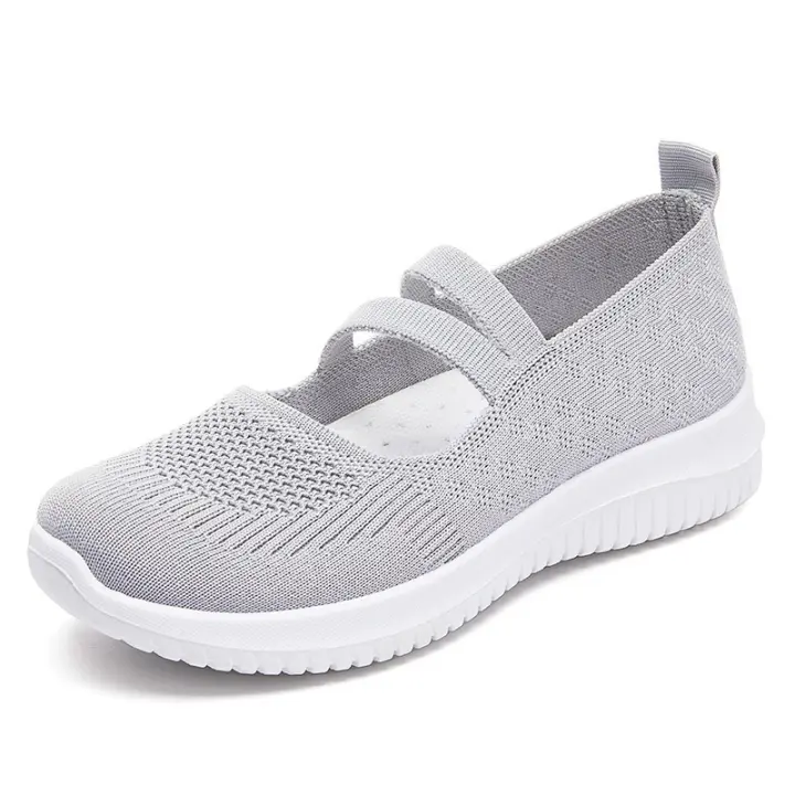 Zapatos informales para mujer, zapatillas deportivas sin cordones para exteriores, zapatos deportivos cómodos para mujer - 1