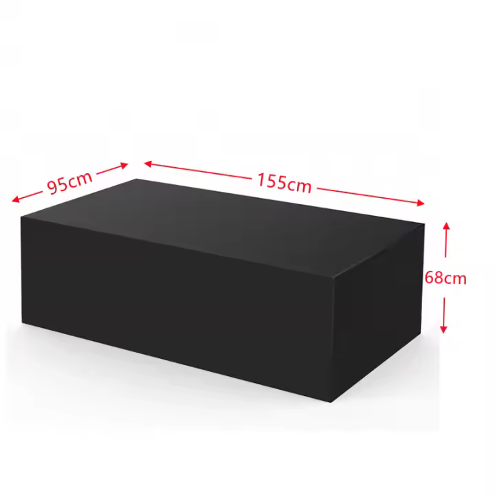 Funda de Muebles at Aire Libre Impermeable 210D para Jardín Cubierta Protectora de Sofá y Mesa Negra Poliéster Surface Plana Hecha en China - 1
