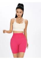 Mallas deportivas multifuncionales con bolsillo de malla para mujer, pantalones cortos de Yoga para Fitness sin costuras, pantalones cortos para correr con bolsillos reflectantes - details 11