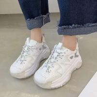 Nueva marca de cuero genuino blanco para correr para mujer Marcas De Zapatillas Coreanas zapatos deportivos de moda - details 6