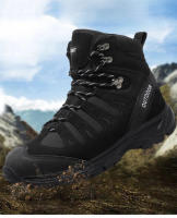 Botas de entrenamiento de combate tácticas para hombre, zapatos de senderismo de respuesta rápida antidesgaste para acampar al aire libre, zapatillas de pesca y caza - details 2