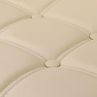 2xTaburetes de Bar Taburetes de Cocina Altos con Respaldo Silla Tapizada en Cuero de Imitación Reposapiés en Acabado - details 2