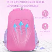 Mochila escolar para niños, resistente al agua, duradera, gran capacidad, arcoíris, mariposa, primaria - details 8