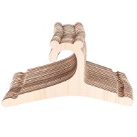 Percha de madera Natural para ropa de bebé, Perchero de 30 piezas, decoración de guardería - details 1