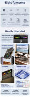 Adaptador de Audio de iluminación RGB con Bluetooth 5,3, convertidor NFC DAC de 3,5 MM, AUX Coaxial óptico Digital a transmisor receptor analógico - details 1