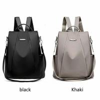 Mochila impermeable de gran capacidad para mujer, bolso de hombro escolar, mochila antirrobo, bolso de viaje - details 3