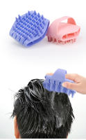 Cepillo de Champú de Masaje Manual de Silicona Anti-picazón, Apto para Uso Seco y Húmedo, Cuido del Cabello - details 3