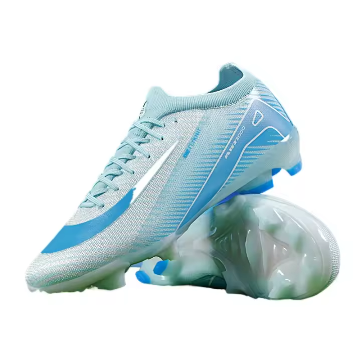 Zapatos de Fútbol de Alta Calidad para Hombres Punta Larga Antideslizante para Entrenamiento Profesional y Sociedad Cierre de Cordones de Microfibra Suela de Goma - 1