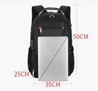 Mochila de viaje antirrobo para hombre, gran capacidad, ideal para viajar, impermeable, con USB, bandolera multifunción, bolsa de ordenador, mochila de negocios - details 0