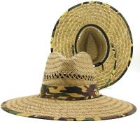 Simple trabajo hecho a mano mujeres hombres playa sombrero para el sol al aire libre ancho Jazz Panamá paja salvavidas mujeres sombrero de verano - details 0