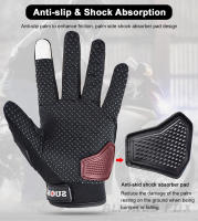 Suomy-guantes de moto para hombre y mujer, manoplas de dedo completo para pantalla táctil, motociclista, ciclismo, Enduro, color rosa - details 25