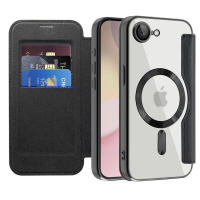 Funda Protectora Gaanoplastia para iPhone 16e Plus Estilo Cuero Magnético con Función Antirrobo - details 0
