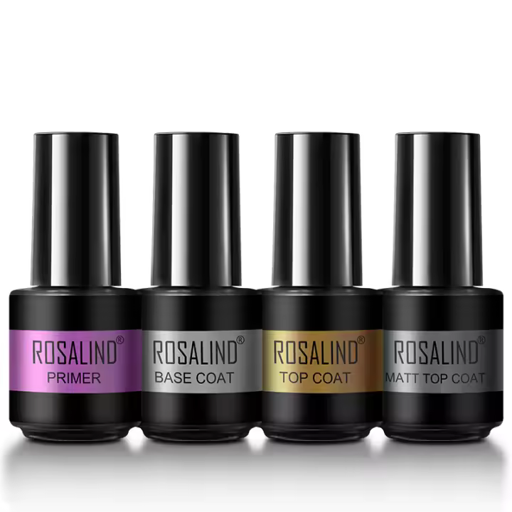 ROSALIND-Kit de esmaltes semipermanentes para uñas, lámpara Led UV, herramientas para manicura, barniz, capa superior y Base - 1