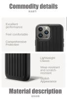 Para 12/13/14/15/16pro Max funda de teléfono de lujo simple aleación de aluminio-magnesio funda de teléfono elegante funda de teléfono de equipaje de negocios - details 3