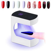 Mini lámpara LED portátil, secado de luz UV USB para uñas de Gel, herramientas de manicura - details 0