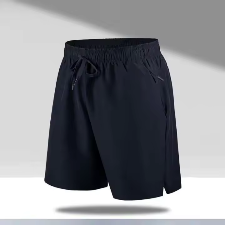 Bermudas informales transpirables y cómodas para hombre, pantalones cortos deportivos de playa de verano, M-6XL - 1