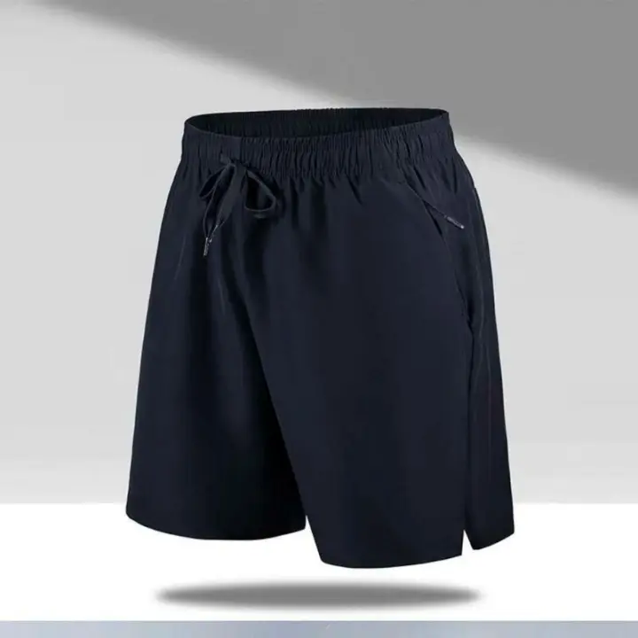 Bermudas informales transpirables y cómodas para hombre, pantalones cortos deportivos de playa de verano, M-6XL - 1