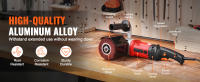 SucceBuy Máquina pulidora, pulidora de metal eléctrica de 1200 W y 6 velocidades, 4 ruedas - details 1