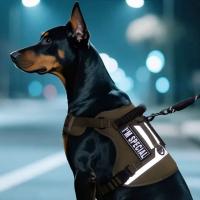 Suministros para gatos, conjunto de correa reflectante para perros, Anti Escape, sin tirones, arnés para perros grandes, chaleco, cuerda de tracción ajustable transpirable para perros y cachorros - details 12