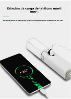 Luz de Campamento Plegable Multifunción con Indicador de Carga: 4 Hojas, Fuente de Poder Inalámbrica y Iluminación Antiestrabismo para Aventuras al Aire Libre - details 5