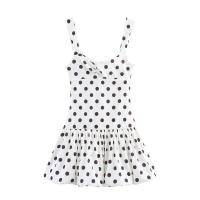 Falda corta de lunares con tirantes estilo dulce francés versión globo verano 2025 nueva ropa de mujer - details 1