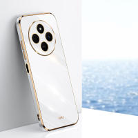 KEYSION-funda enchapada de lujo para Xiaomi Redmi 14C, cubierta trasera cuadrada de silicona TPU suave a prueba de golpes para teléfono, Redmi 14C - details 13
