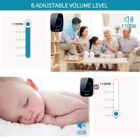 Timbre Inteligente para el Hogar CACAZI Inalámbrico, Resistente al Agua, Alcance de 300m, Enchufe Americano y Europeo, 1,2 Botones, 1,2 y 3 Receptores - details 2