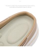 Zapatillas de verano transpirables para Hombre, Zapatillas de interior para el hogar, chanclas con parte inferior gruesa, zapatos para caminar a la moda para parejas, - details 5